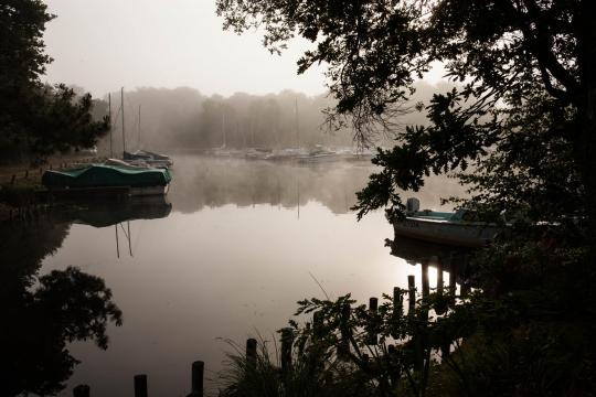 Le matin le port de ste eulalie