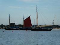 Some of the many classic boats at tinduff