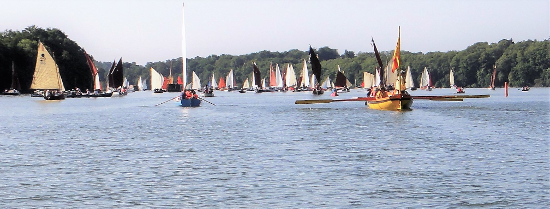 Voile-aviron sur l'Erdre 2017