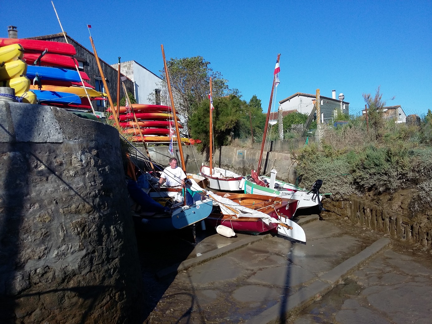 Voiles de mornac 2017 échouage